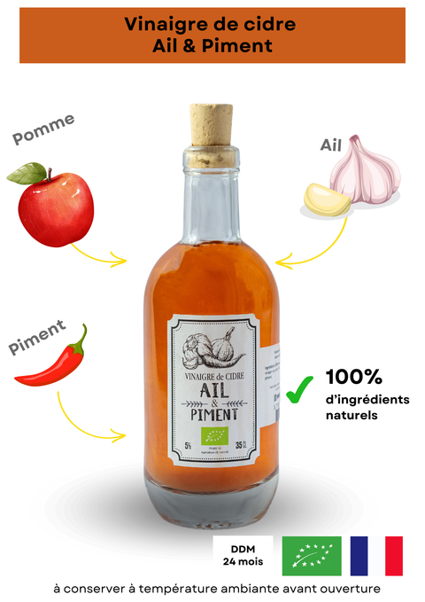 Trio de vinaigres de cidre au choix