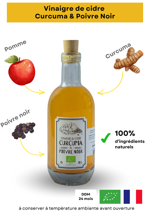 Trio de vinaigres de cidre au choix