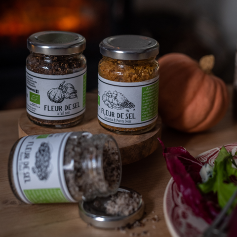 Trio de fleurs de sel aromatisées