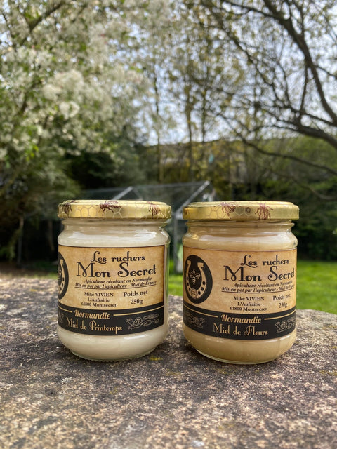 Miel de Printemps crémeux - Récolté en Normandie