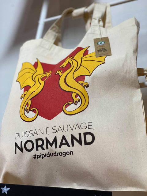 sac tote bag dragon normand